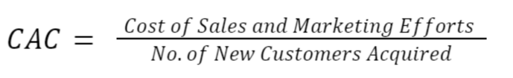 Customer Acquisition Costs (CAC) Formula